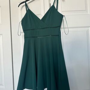 NWT! Miami Teal Spaghetti Strap Mini Dress